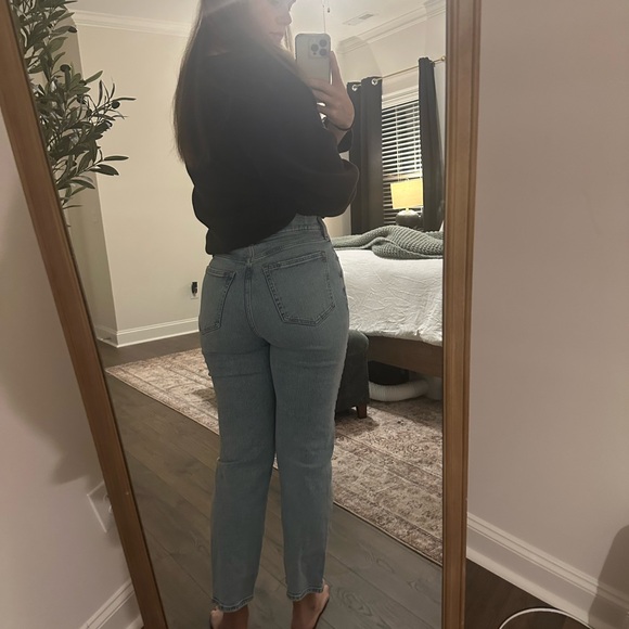 Abercrombie & Fitch - The Ankle Straight Ultra High Rise Jeans - New Without Tag - Picture 7 of 9